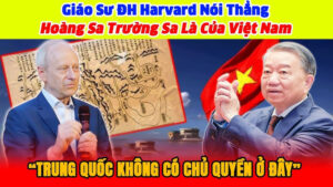 Giáo Sư ĐH Harvard Nói Thẳng: Hoàng Sa Trường Sa Là Của Việt Nam